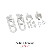 For SURRON Light Bee X/S Foot Pedal Silver Footpegs Electric Bike Off-Road for SURRON Segway X260 X160 OEM Motorcycle Accessores