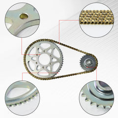 Woodniu Racein Surron Ultra Bee Primary Chain Drive Kit - Chain and Sprocket Set for Surron Ultra Bee Electric Dirt Bike