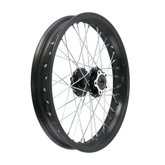Woodniu Racein Surron Light Bee X Spoke Wheel Rim Assembly - 16/17 Inch Pre-Built Wire Spoke Complete Wheel for Surron Light Bee X Electric Dirt Bike