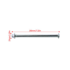 Woodniu Racein Surron Hyper Bee Rear Wheel Axle - Rear Axle Bolt & Nut Rear Axle Assembly for Surron Hyper Bee Electric Dirt Bike