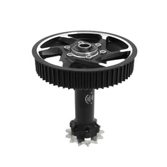 Woodniu Racein Rear Pulley and Central Shaft Sleeve Assembly - Belt Drive Kit for Surron Ultra Bee Off-Road Motorcycle