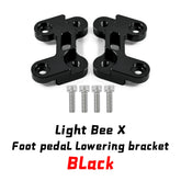 For Surron Light Bee X/S Segway X160 X260 Pedal Lowering Bracket Off-road E-bikes Foot Pedal Lower Parts for Surron Motorcycles
