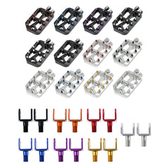 Woodniu Racein Surron Light Bee X/S Foot Pegs Kit - Wide Footpegs + Brackets + Reinforcement Bar Shaft Set for Surron Light Bee X & S Electric Dirt Bike
