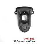 Woodniu Racein Surron Ultra Bee Charging Port Cover - Carbon Fiber Style Charging Cap Trim for Surron Ultra Bee Electric Dirt Bike