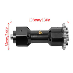 Woodniu Racein Surron Light Bee X/S Jackshaft Assembly - CNC Reinforced Mid Drive Jackshaft with Sprocket for Surron Light Bee X & S Electric Dirt Bike