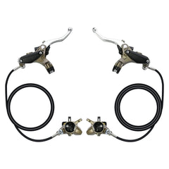 Woodniu Racein Surron Hyper Bee Mineral Oil Hydraulic Disc Brake Kit - Front & Rear Brake Lever & Caliper Set for Surron Hyper Bee Electric Dirt Bike