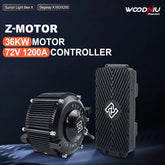 Woodniu Racein Surron Light Bee X Z-Motor 36KW PMSM Motor - 72V 1200A Controller Kit - High Performance Electric Dirt Bike Upgrade