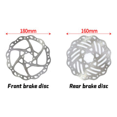Woodniu Racein Surron Hyper Bee Brake Rotor - 180mm Front / 160mm Rear Brake Disc Disc Brake Rotor for Surron Hyper Bee Electric Dirt Bike