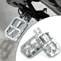 Woodniu Racein Surron Light Bee X/S Foot Pegs Kit - Wide Footpegs + Brackets + Reinforcement Bar Shaft Set for Surron Light Bee X & S Electric Dirt Bike