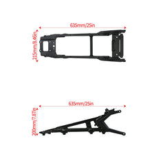 Woodniu Racein Surron Ultra Bee Subframe - Rear Seat Subframe Tail Section Frame for Surron Ultra Bee Electric Dirt Bike