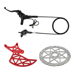 Woodniu Racein Surron Light Bee X Rear Brake Kit - Complete Hydraulic Brake Assembly for Surron Light Bee X & Segway X160 X260 Electric Dirt Bike