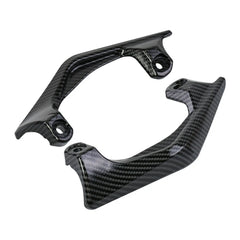Woodniu Racein Carbon Fiber Style Grab Handles - Rear Passenger Grab Rails for Surron Ultra Bee Off-Road Motorcycle