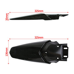 Woodniu Racein Talaria Sting MX3 MX4 Rear Fender - Carbon Fiber Rear Mudguard Splash Guard for Talaria Sting Electric Dirt Bike