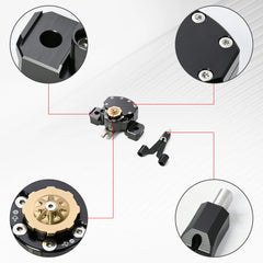 Woodniu Racein Surron Ultra Bee Steering Stabilizer - CNC Steering Damper Kit for Surron Ultra Bee Electric Dirt Bike
