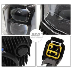 Woodniu Racein LED Headlight Assembly - Front Headlight Lamp for Surron Ultra Bee Off-Road Motorcycle