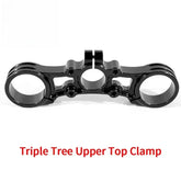 For Light Bee X Segway X160 X260 Water Transfer Carbon Fiber Triple Tree Upper Top Clamp Off-Road Motorcycle Accessories