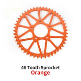 For Surron Light Bee S X Sprocket 48T 52T 54T 58T 64T Tooth Plate Wheel Sur Ron Accessories for Segway X160 X260 Motorcycle