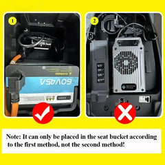 For Super SOCO CPX Charger 70.5V15A High Current Charger Scooter Fast Charging Outdoor Motorcycle Accessories