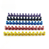 Woodniu Racein Brake Disc Bolts - Colored Front Rotor Screws (Set of 12) for Surron Light Bee X Segway X160 X260 Off-Road Motorcycle
