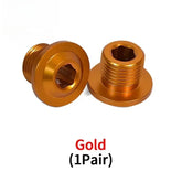 One Pair for Light BeeX Segway X160 X260 DNM and KKE Nut Front Fork Front Axle Screw High-strength Aviation Aluminum Alloy