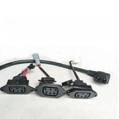 Woodniu Racein Charger Conversion Adapter Cable for Super Soco TS / TC - Pin to Square Charging Plug & Socket
