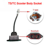 For Super SOCO Plug TS TC Original Motorcycles Accessories Body Charging Plug Battery Socket Cable Charge Discharge Wire