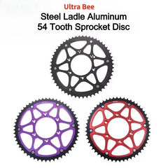For Surron Ultra Bee 54 Tooth Sprocket Steel-clad Aluminum Disc Plate Electric Bikes Off-road Dirtbike For SurRon Motorcycles