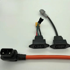 Woodniu Racein Super Soco Body Charging Plug & Battery Socket Assembly - Charge & Discharge Connector Cable