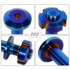 Woodniu Racein Titanium Swingarm Pivot Bolt Axle Pin for Surron Light Bee X Segway X160 X260 Off-Road Motorcycle