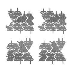 Woodniu Racein 1:1 Pre-Cut Nickel Sheets for Segway Battery Pack - Custom Nickel Tabs & Busbars
