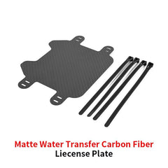 Woodniu Racein Carbon Fiber Number Plate - Front Plate for Surron Light Bee X/S & Segway X160/X260