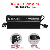 For Super SOCO Battery Charger Accessories TS TC 60V10A Charger Original Charging Tool Parts E-Bikes Motorcycles Accessories