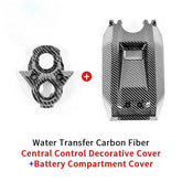 Carbon Fiber Full Bike Water Transfer Parts Fender Rear Mudguard Battery Sur-Ron Parts Compartment Cover Motorcycle Accessories