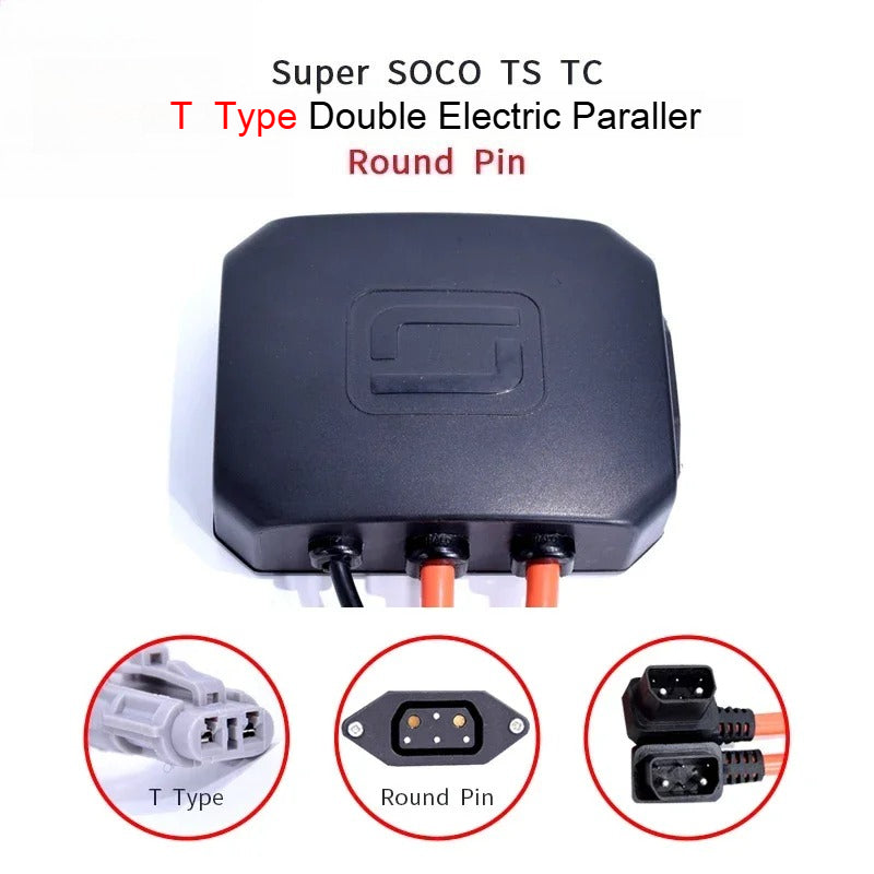For Super SOCO Scooter Original Accessories Dual Battery Parallel Device Lithium Battery Special Parts