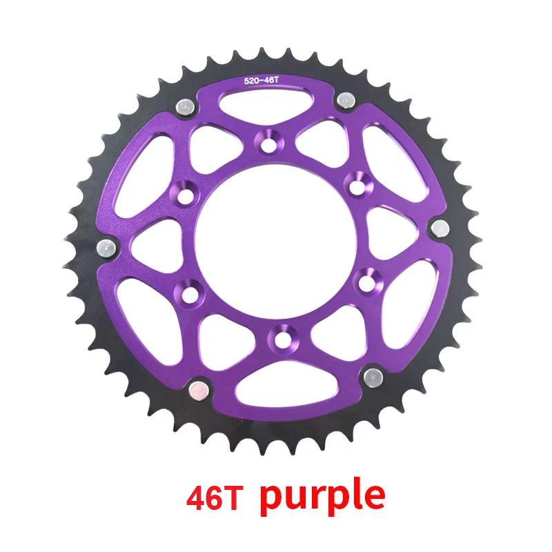 For Surron Ultra Bee 54 Tooth Sprocket Decoration Steel-clad Aluminum Disc Plate Electric Bikes Off-road Dirtbike For SurRon Motorcycles