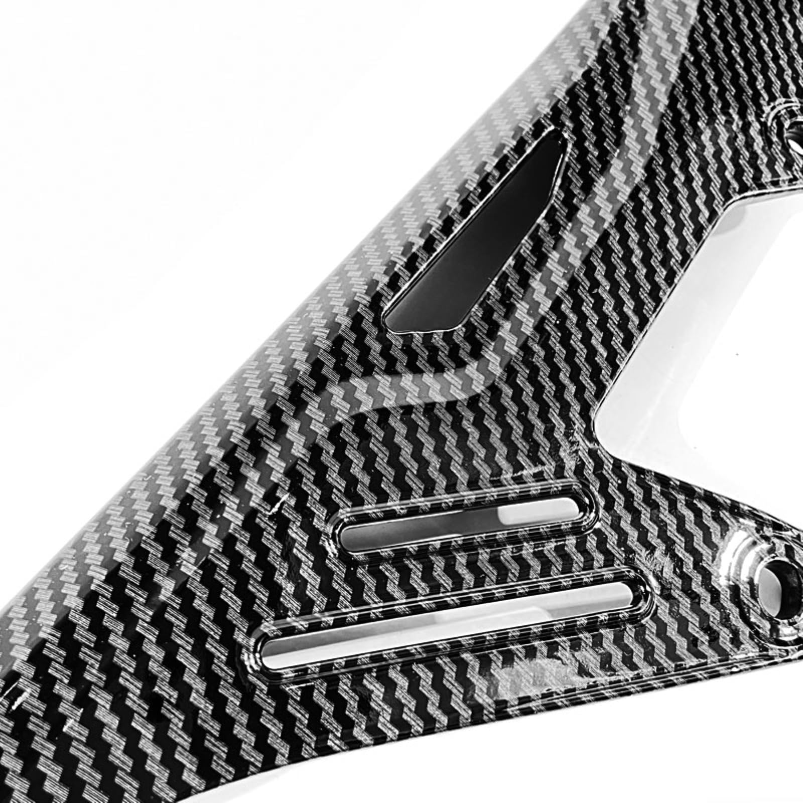 Chain Cover Water Transfer Carbon Fiber Pattern Chain Guard Box for Surron Light Bee X/S/X160/260 Off-road Electric Bike Motorcycle Accessories Chain Guard Sur-ron Parts Suron