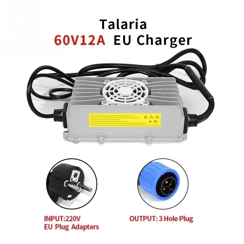 For Talaria Sting 60V12A Charger TALARIA Charging Tools Motocross Dirtbike Off-road Motorcycles Accessories