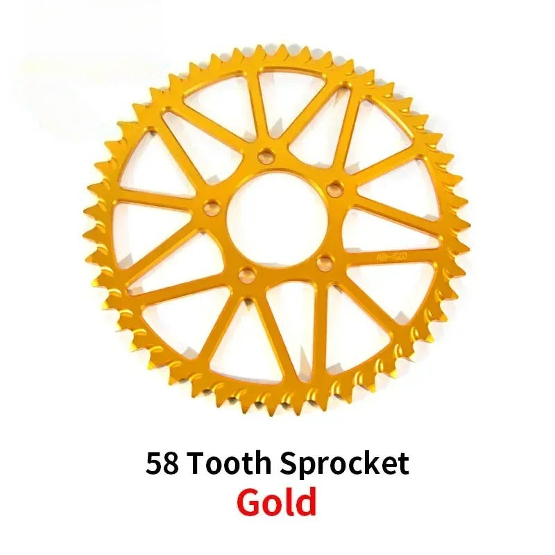 For Surron Light Bee S X Sprocket 48T 52T 54T 58T 64T Tooth Plate Wheel Sur Ron Accessories for Segway X160 X260 Motorcycle