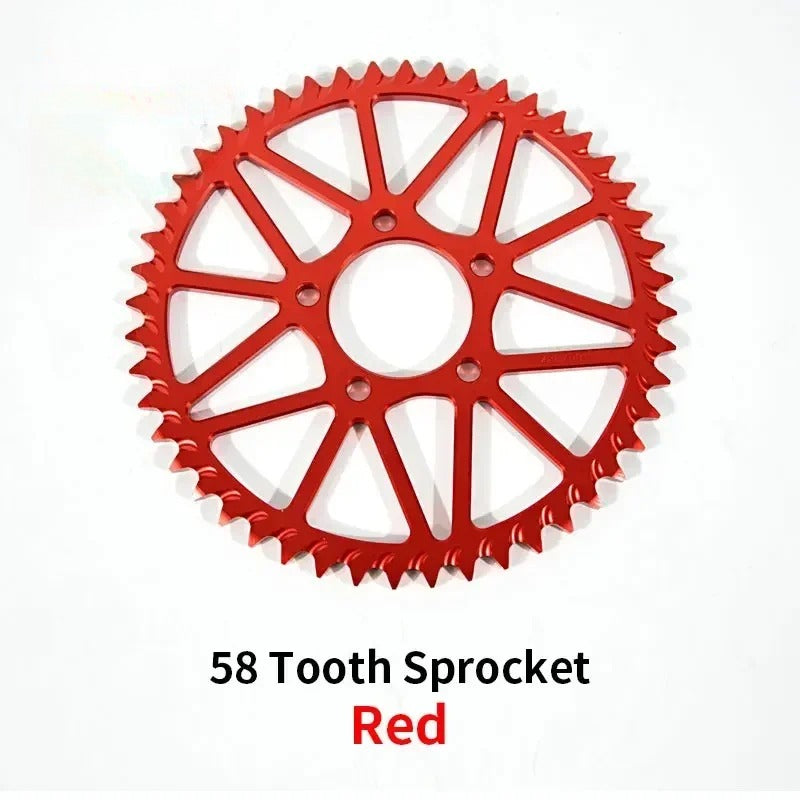 For Surron Light Bee S X Sprocket 48T 52T 54T 58T 64T Tooth Plate Wheel Sur Ron Accessories for Segway X160 X260 Motorcycle