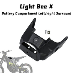 Battery Lock Cover  Pattern Battery Compartment Left Right Surround for Surron Light Bee X Off-road Electric Bike Motorcycle Accessories Sur-ron Parts Suron