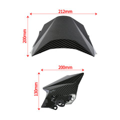 Woodniu Racein Carbon Fiber Headlight Cover - Shroud Fairing for Surron Ultra Bee