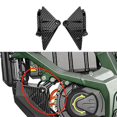 Guard Board for Surron Ultra Bee, Carbon Fiber Pattern Mudguard Frame Support Bracket