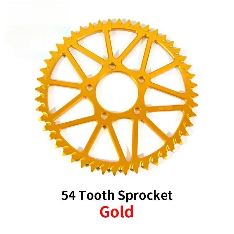 For Surron Light Bee S X Sprocket 48T 52T 54T 58T 64T Tooth Plate Wheel Sur Ron Accessories for Segway X160 X260 Motorcycle
