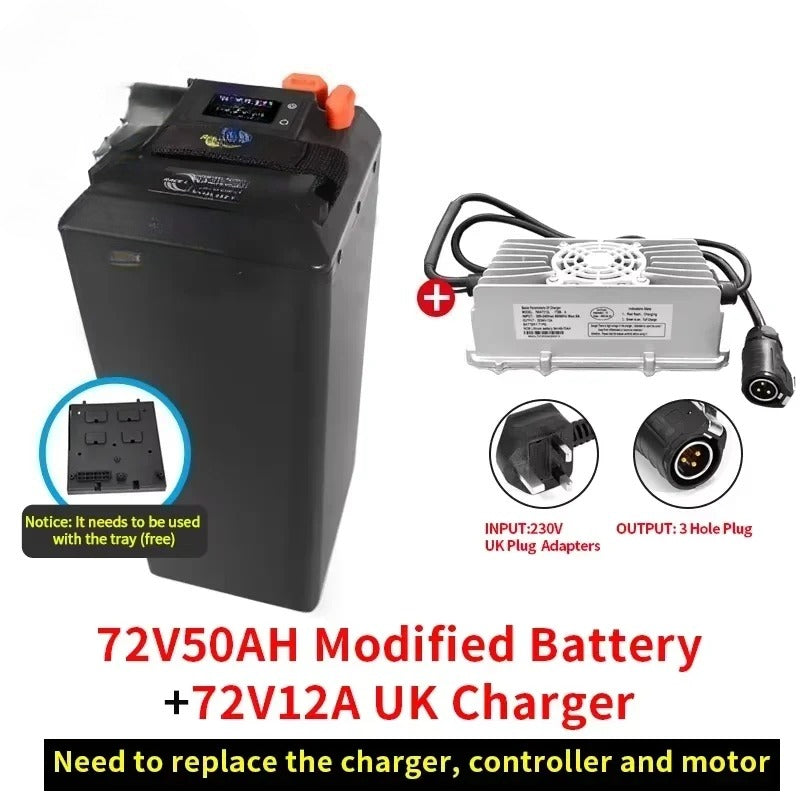 For Surron Light Bee X Battery Large Capacity Bluetooth 60V Direct Replacement Ant BMS For SurRon Motorcycles Off-road Dirtbike