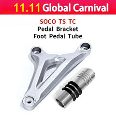 For Super SOCO Foot Hold Accessories Thicken Front and Rear Pedal Assembly Scooter TC TS Connecting Bracket Pedal Motorcycles