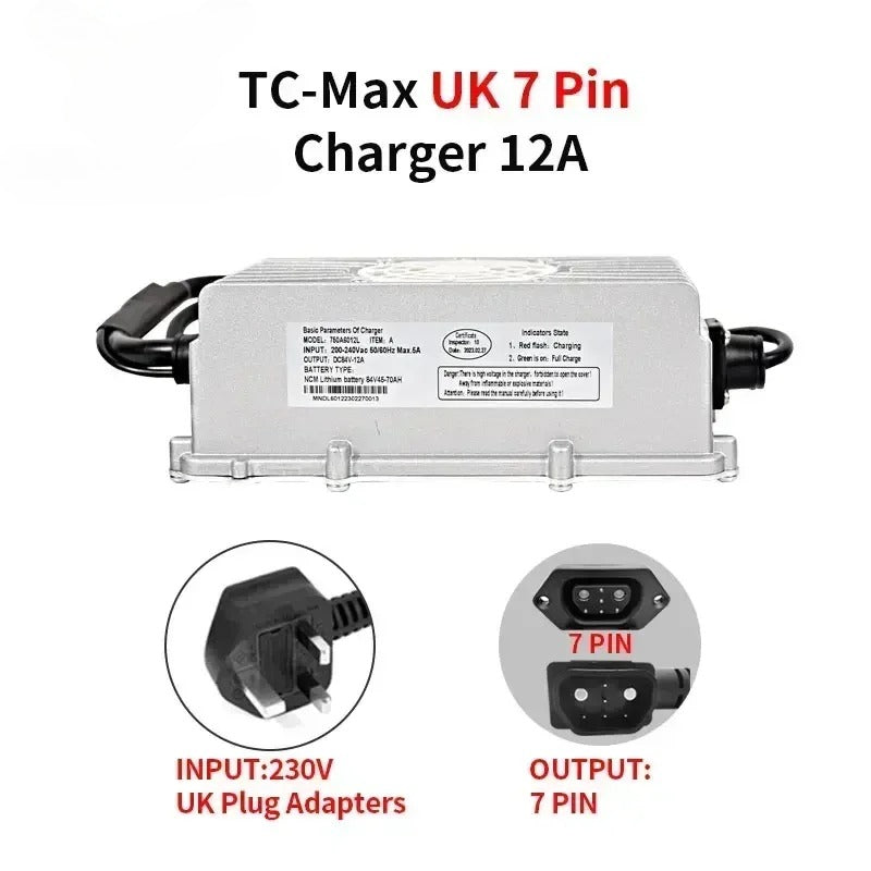 Suitable for Super SOCO TC TS TC-MAX High Current Charger 12A Fast Charging Communication Protocol Compatible