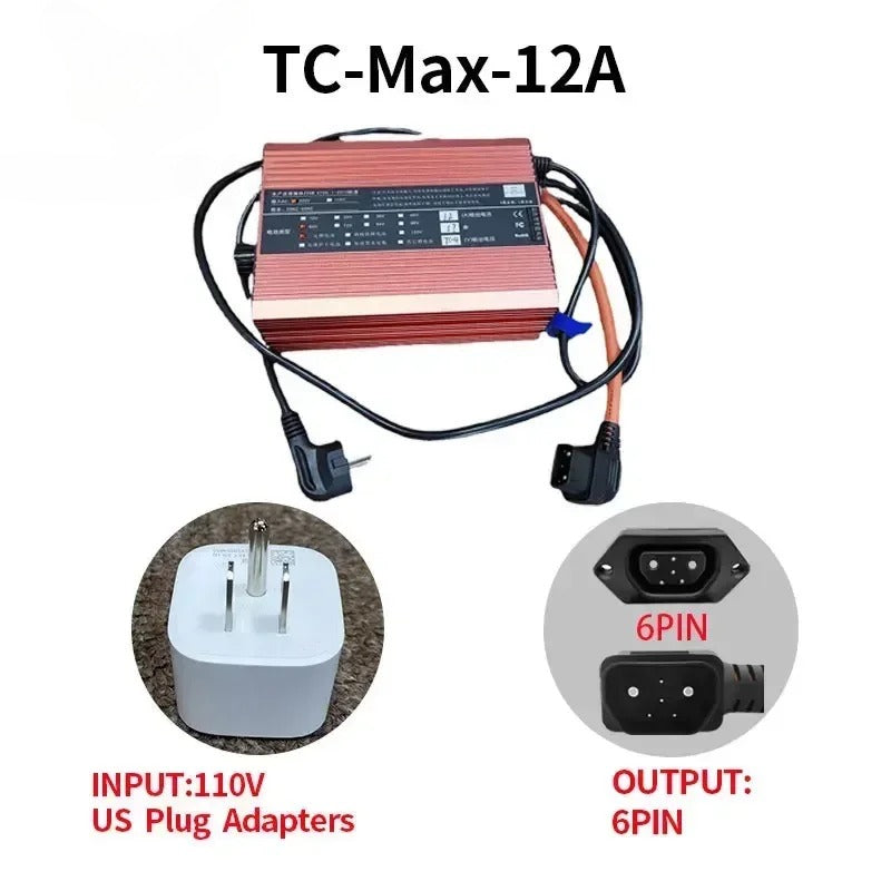 Suitable for Super SOCO TC TS TC-MAX High Current Charger 12A Fast Charging Communication Protocol Compatible