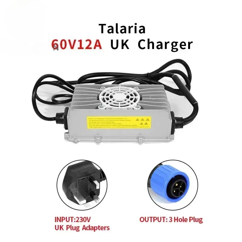 For Talaria Sting 60V12A Charger TALARIA Charging Tools Motocross Dirtbike Off-road Motorcycles Accessories