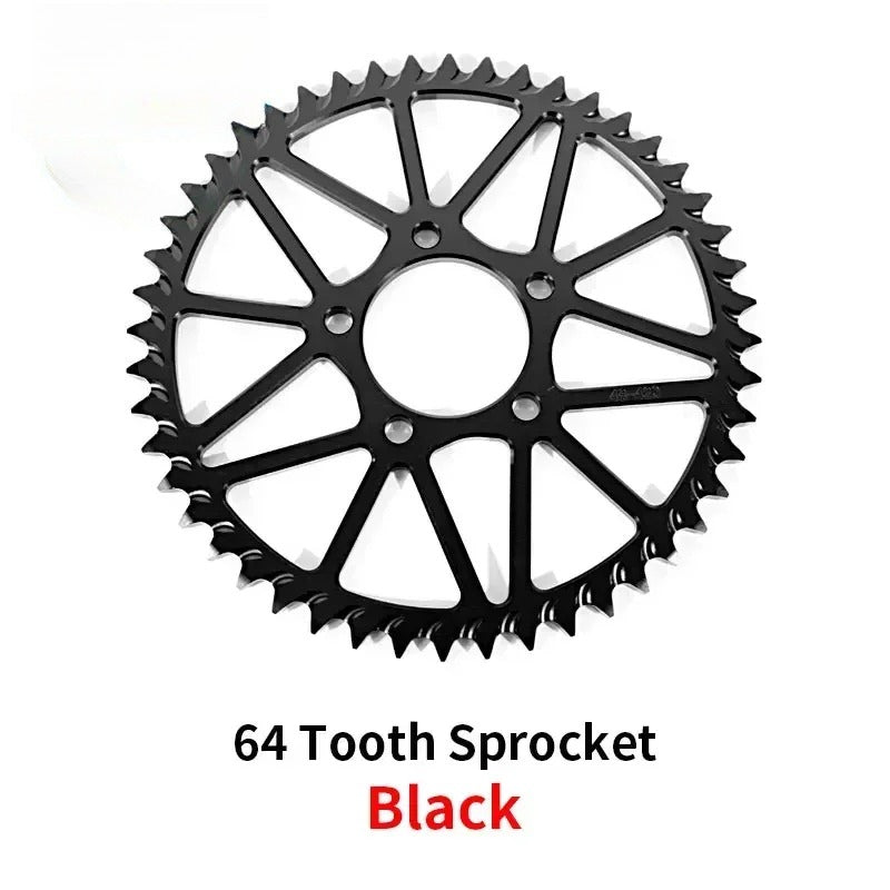 For Surron Light Bee S X Sprocket 48T 52T 54T 58T 64T Tooth Plate Wheel Sur Ron Accessories for Segway X160 X260 Motorcycle