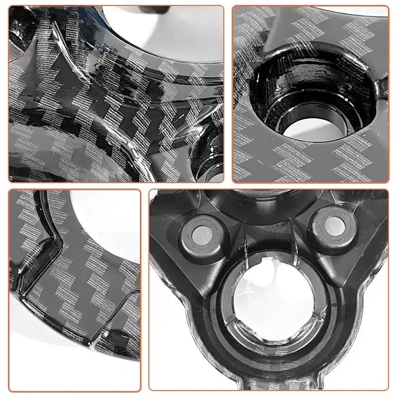 For Surron Light Bee X Water Transfer Printing Carbon Fiber Central Control Decorative Cover Key Plate Accessories Off-Road Segway X160 X260 Motorcycles